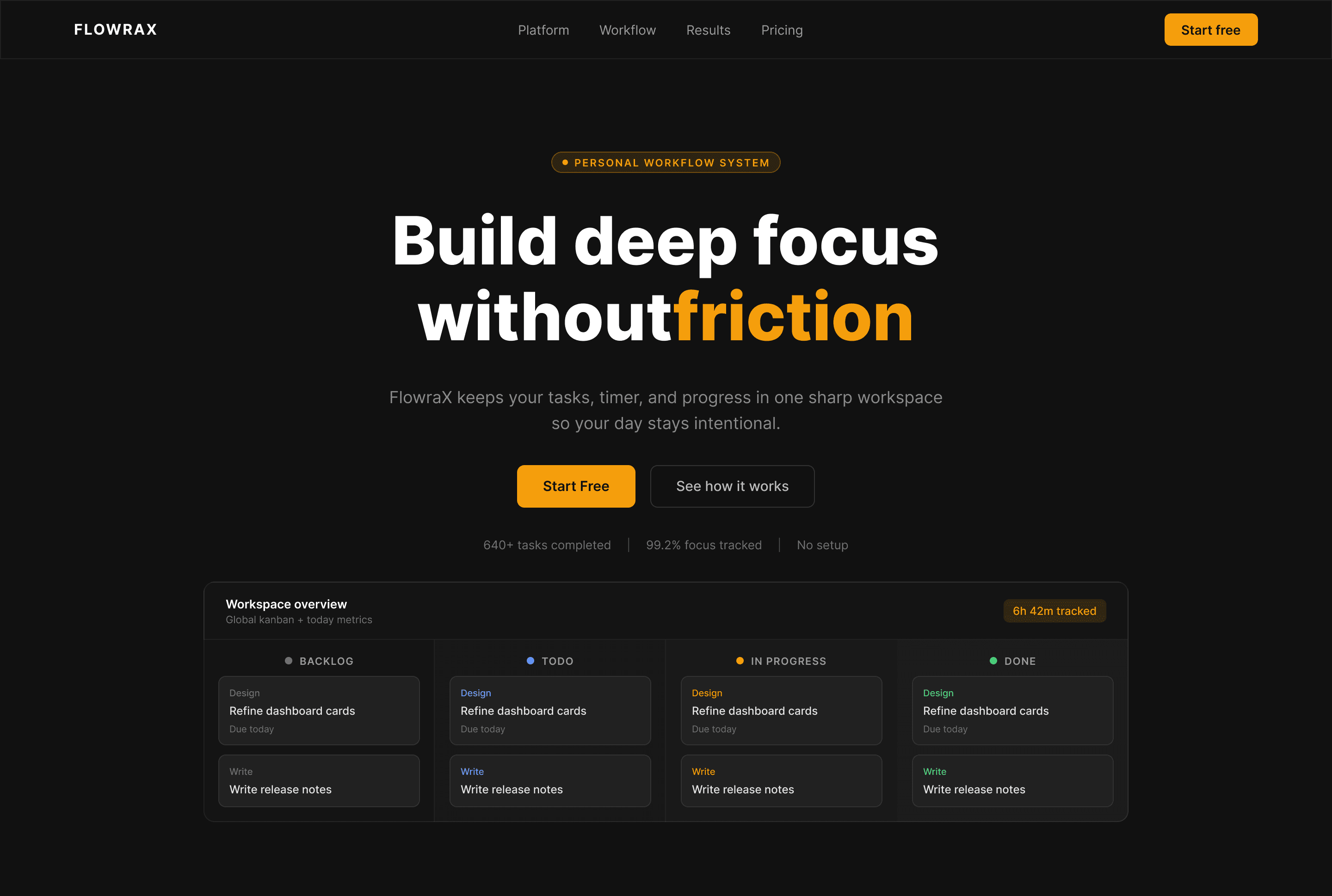 Flowrax — Automation Workspace preview